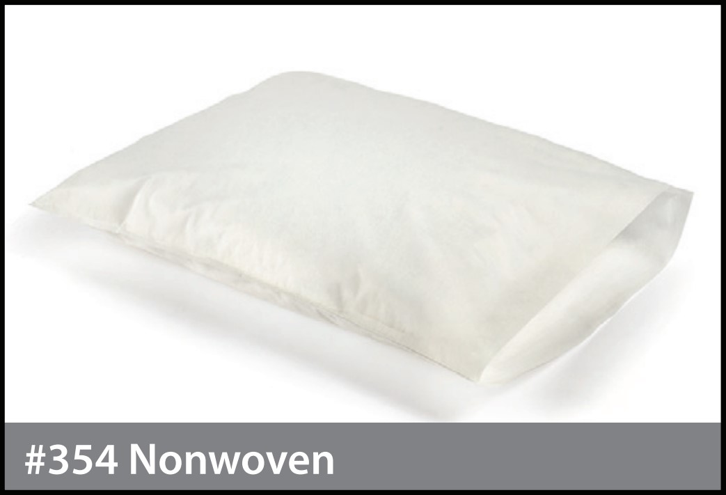 Pillowcase Nonwoven White 21' x 27.75' Premium [354] (100/CS) by Graham Medical  ID 70354N